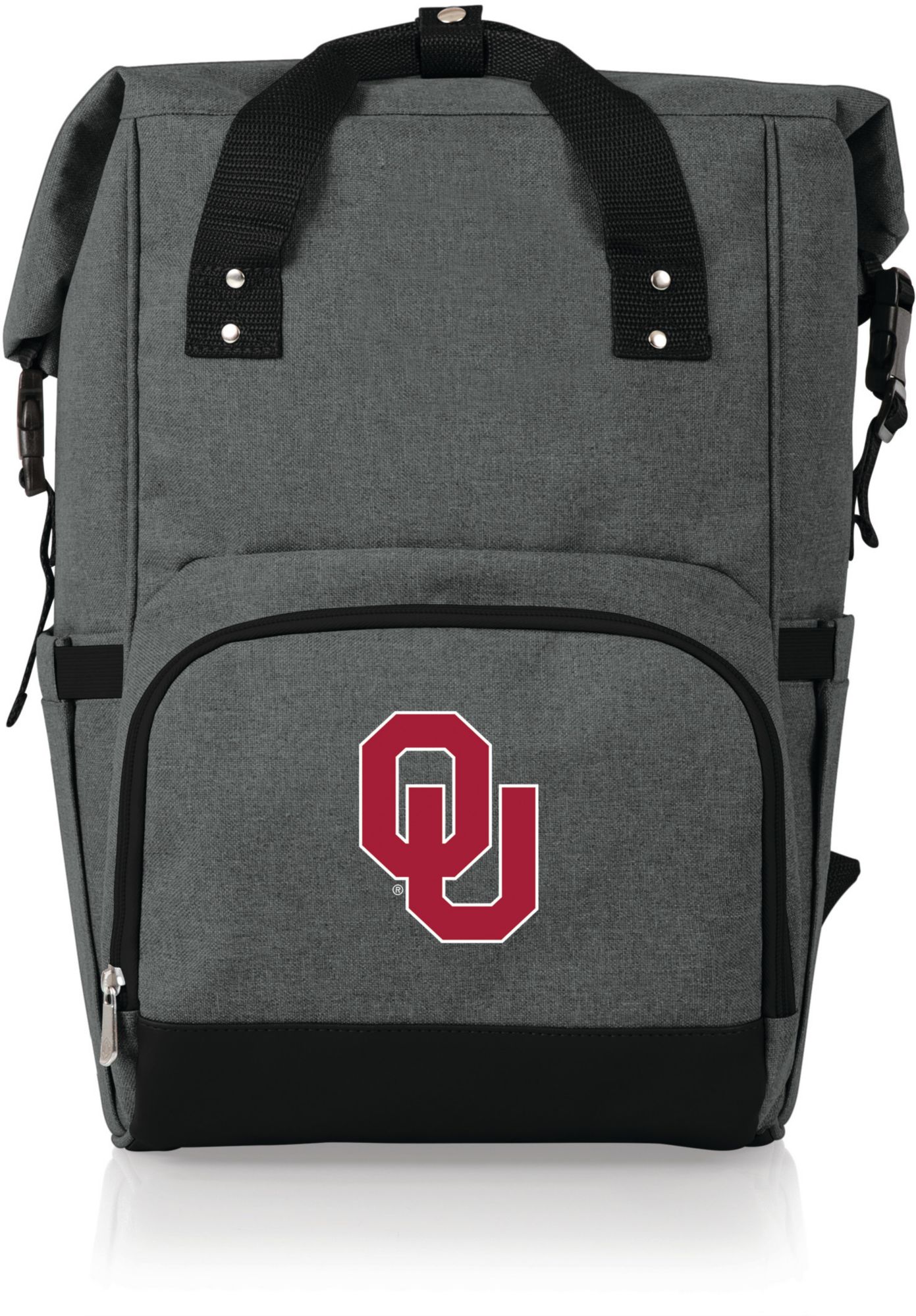 Picnic Time Oklahoma Sooners Roll-Top Cooler Backpack product image