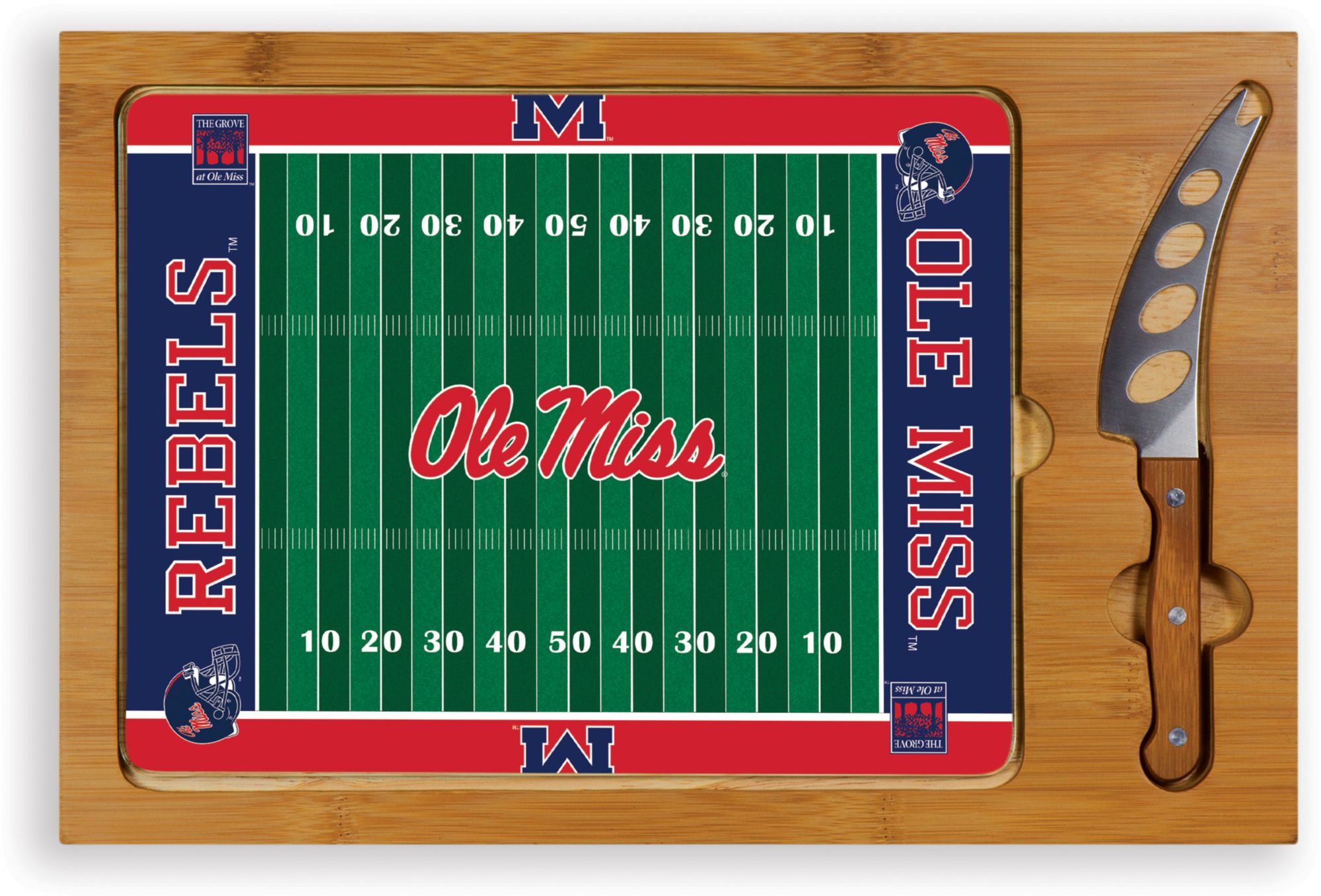 Picnic Time Ole Miss Rebels Glass Top Cutting Board Set product image
