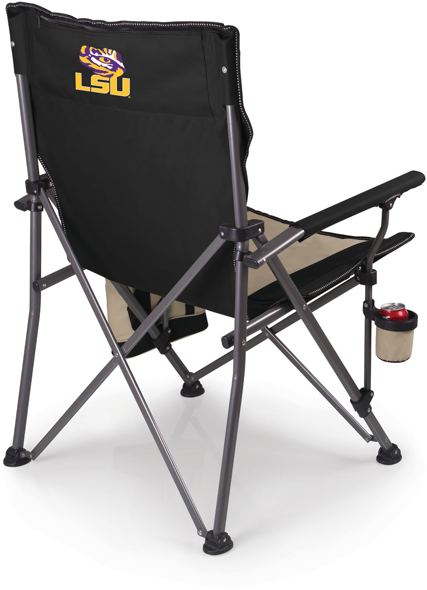 Picnic Time LSU Tigers XL Camp Chair with Cooler product image