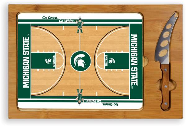 Picnic Time Michigan State Spartans Glass Top Cutting Board Set product image