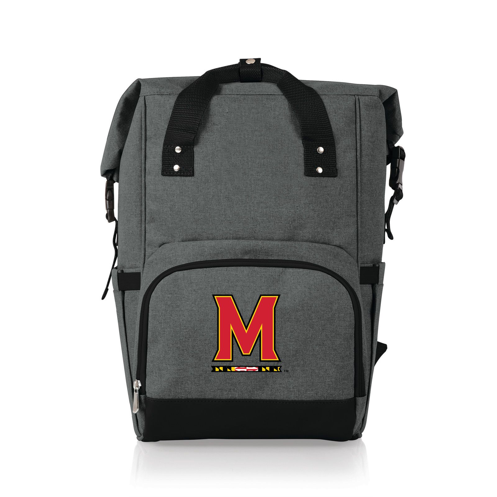 Picnic Time Maryland Terrapins Roll Top Cooler Backpack product image