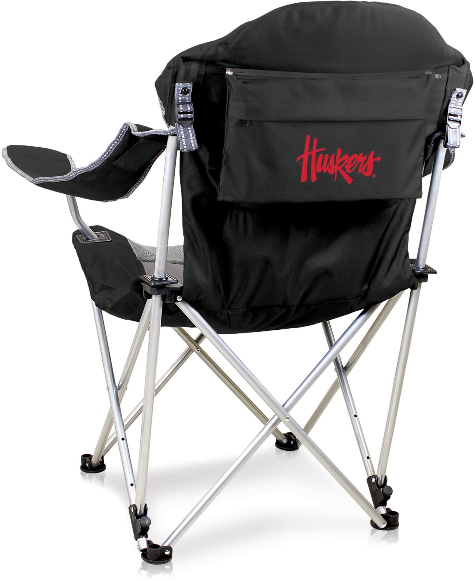 Picnic Time Nebraska Cornhuskers Reclining Camp Chair product image