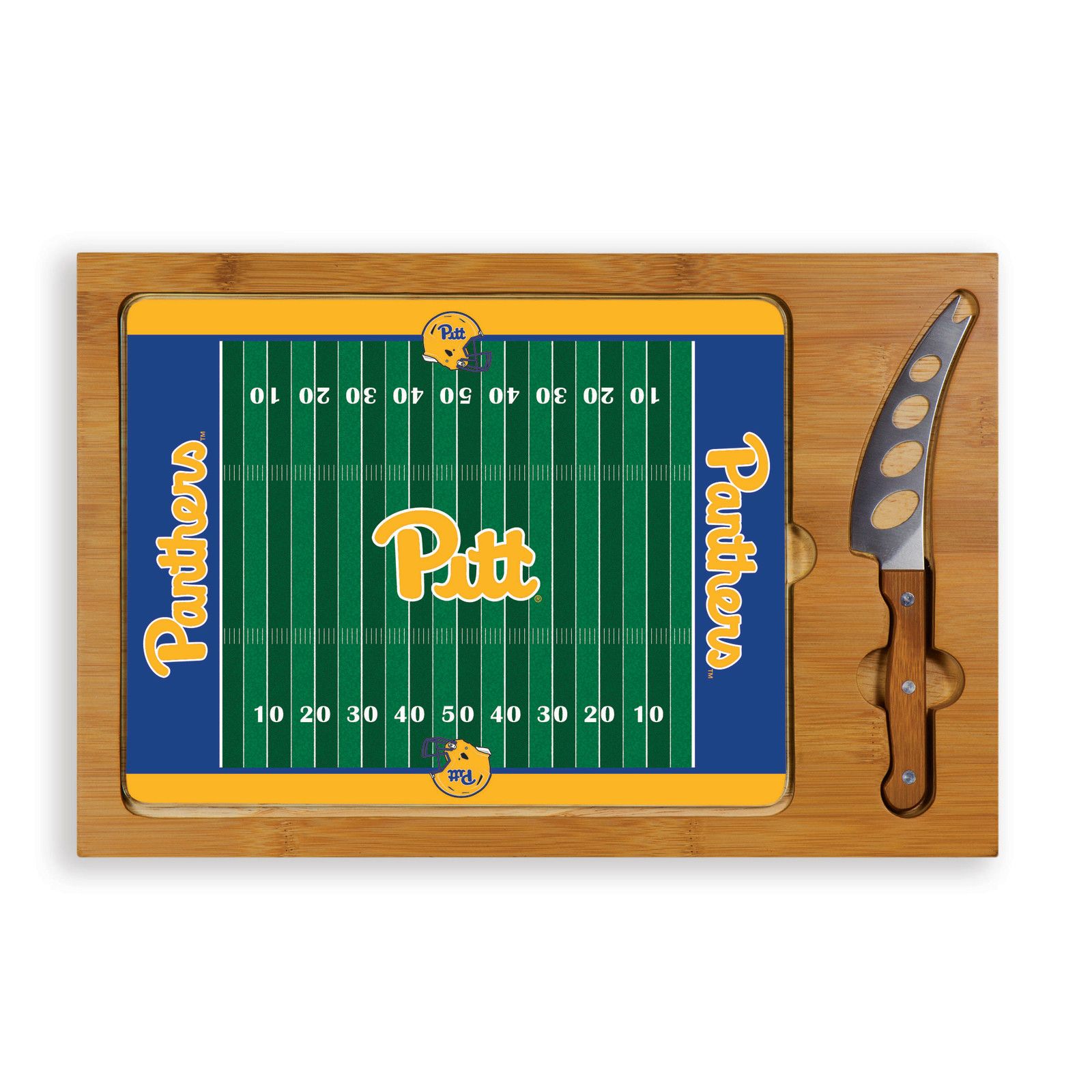 Picnic Time Pitt Panthers Glass Top Cutting Board Set product image