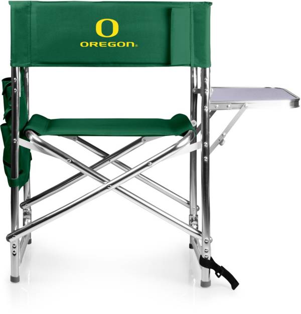 Logo Brands Oregon Ducks Team Color Folding Tailgate Chair at