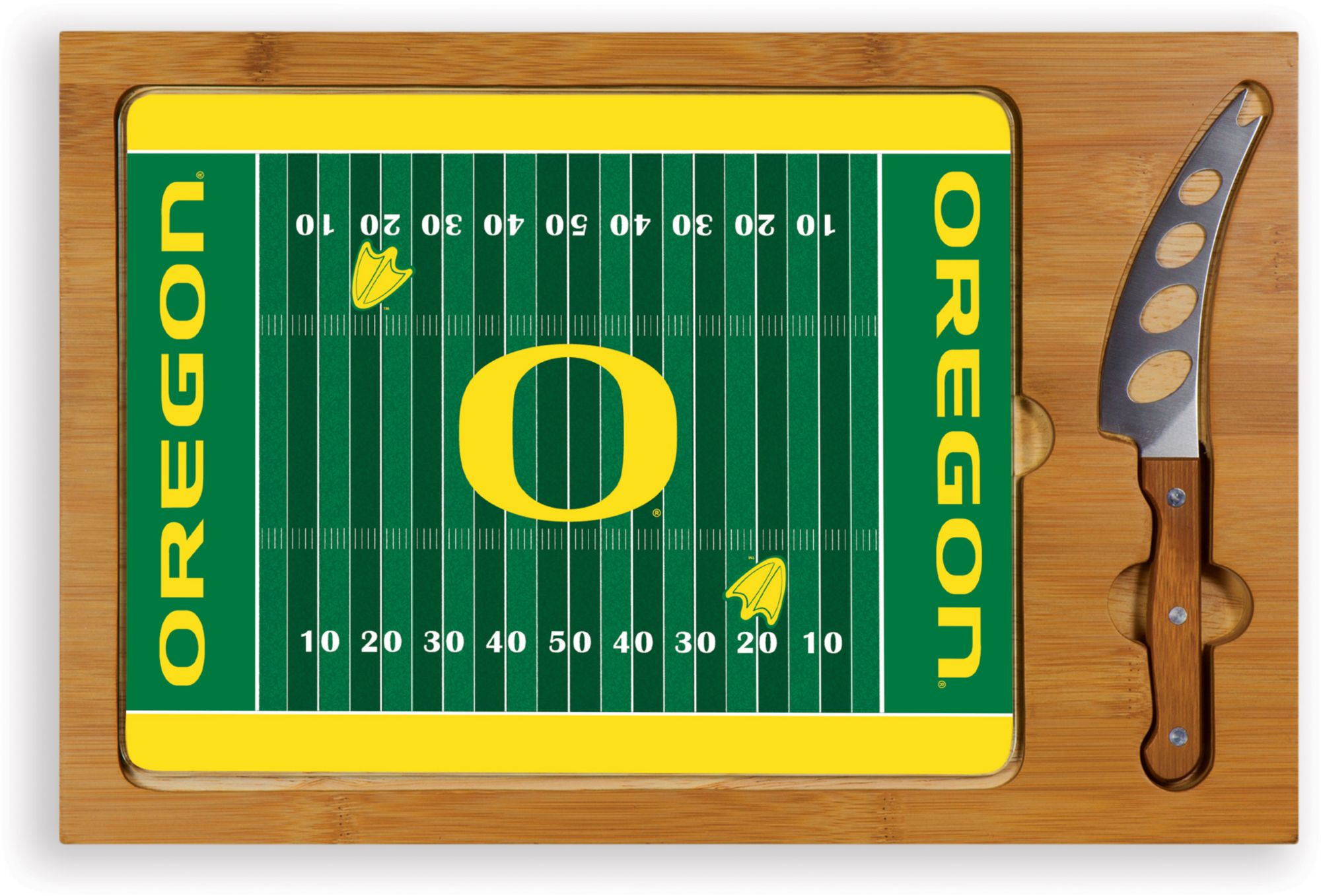 Picnic Time Oregon Ducks Glass Top Cutting Board Set product image