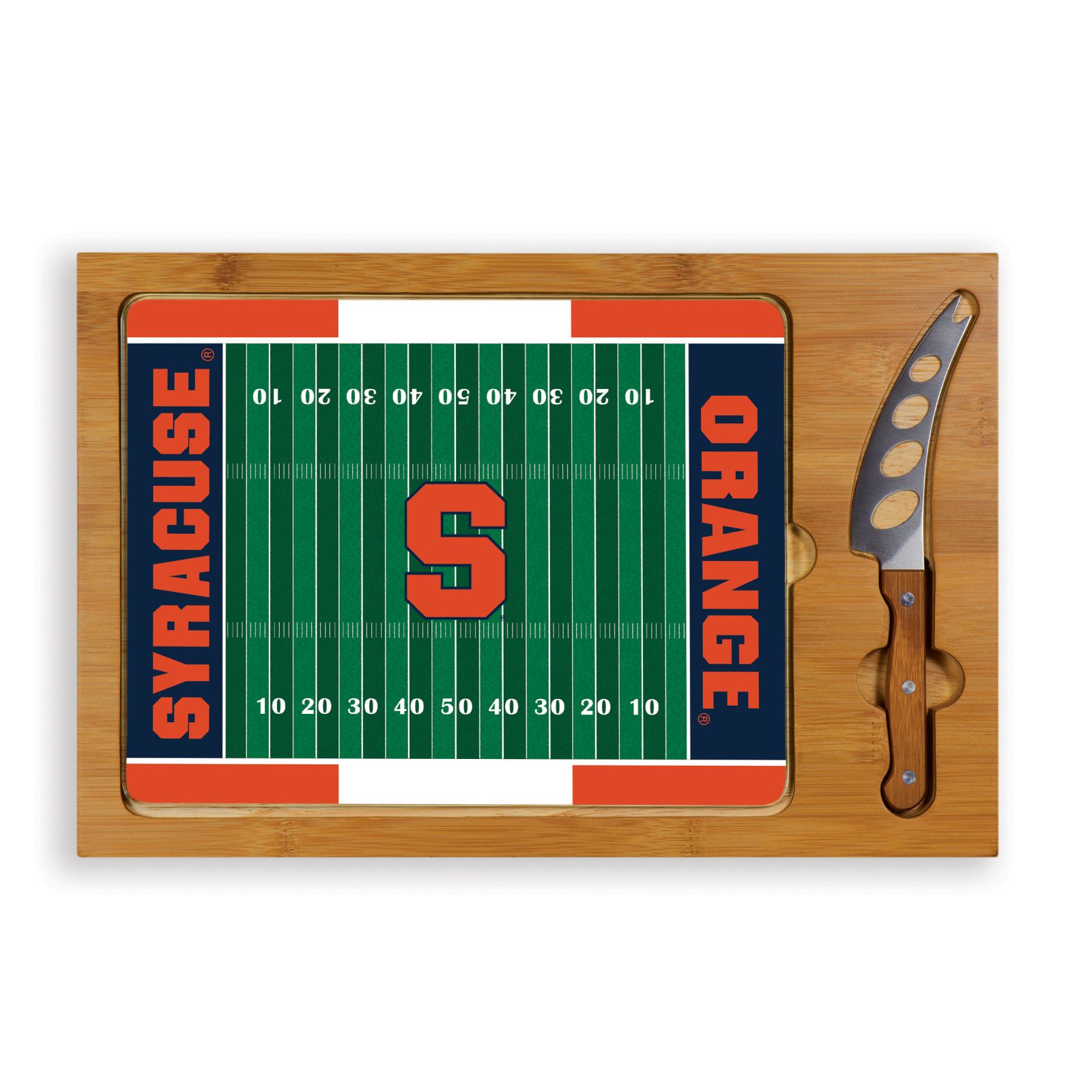 Picnic Time Syracuse Orange Glass Top Cutting Board Set product image