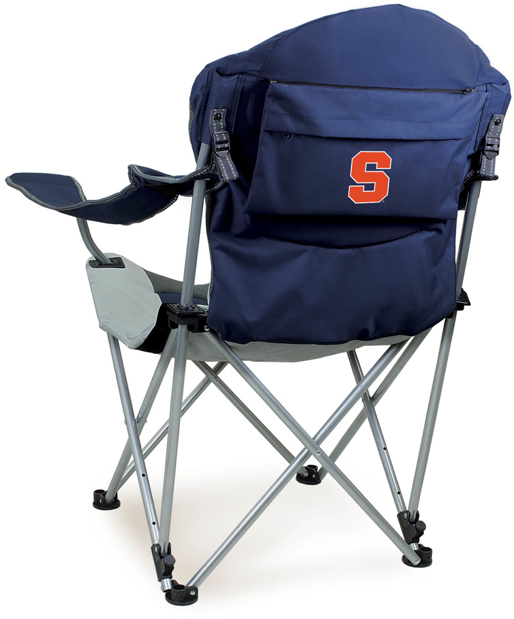 Picnic Time Syracuse Orange Reclining Camp Chair product image