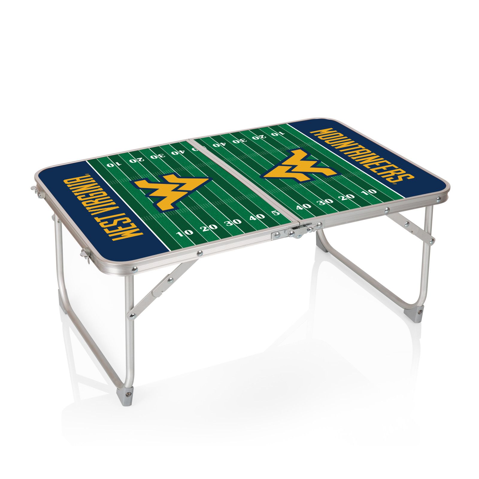 Picnic Time West Virginia Mountaineers Folding Mini Table product image