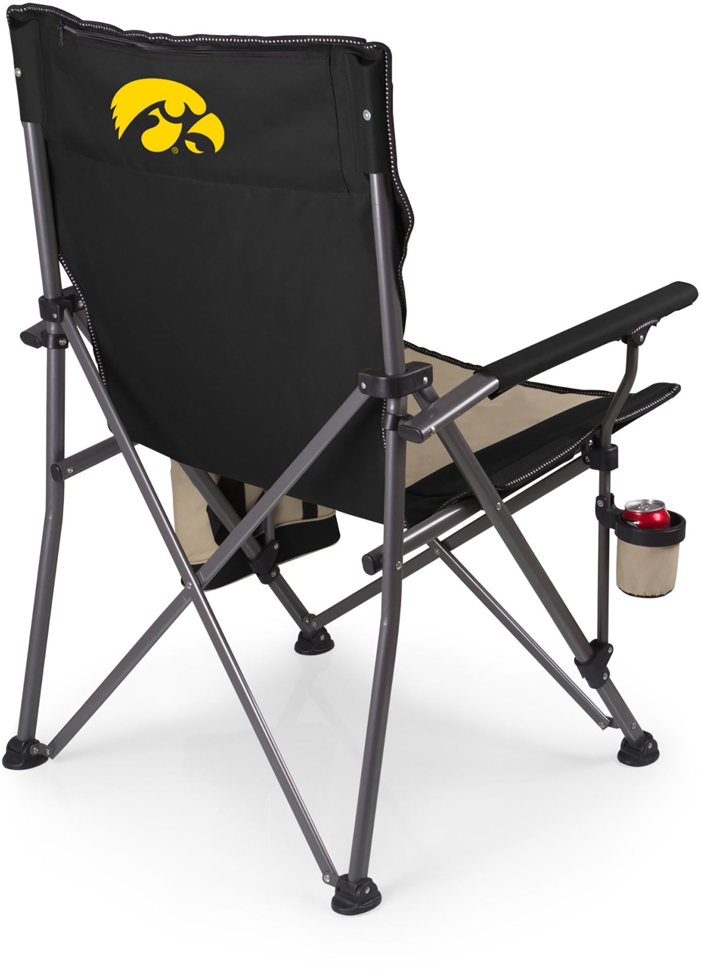 Picnic Time Iowa Hawkeyes XL Camp Chair with Cooler product image