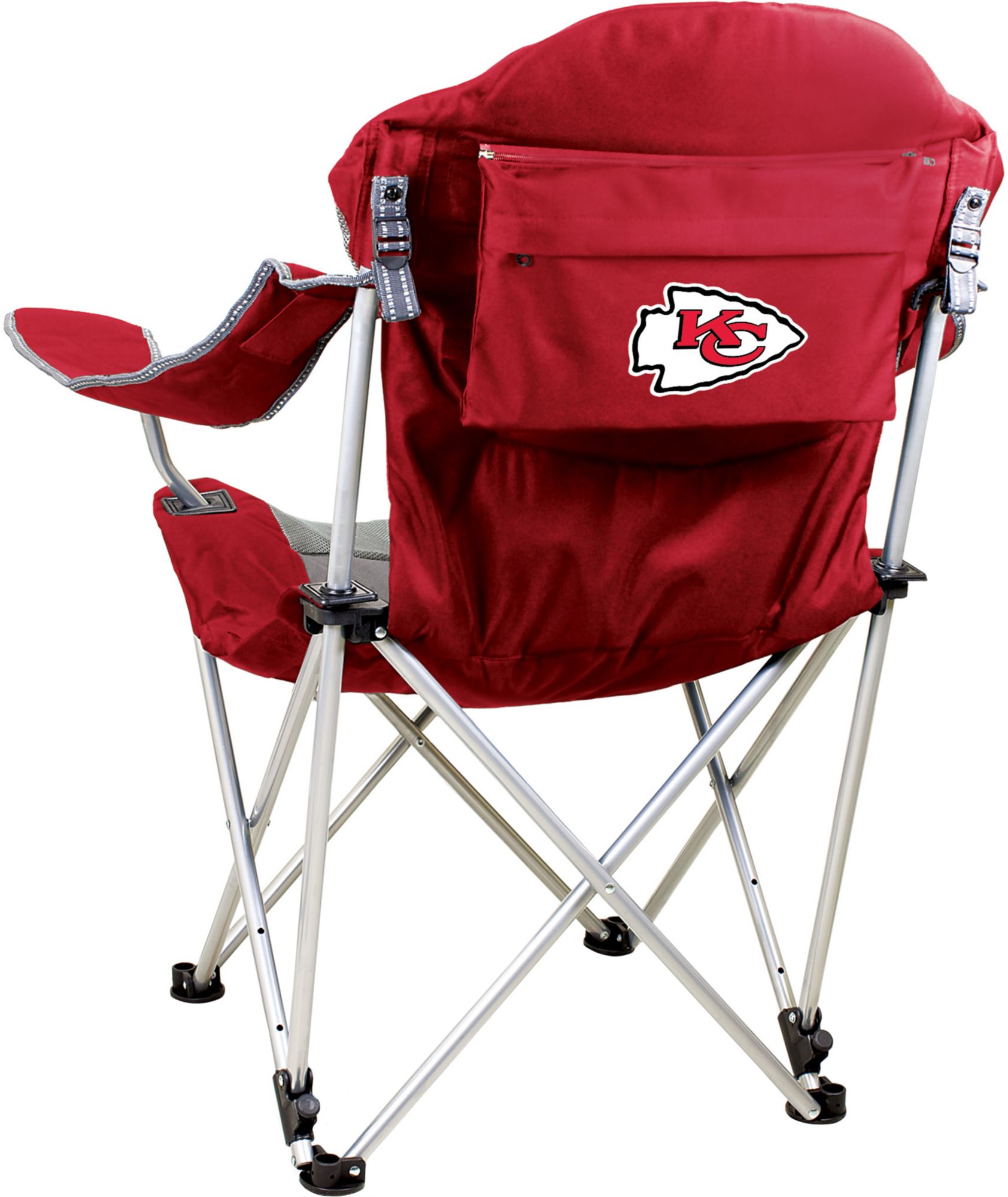 Picnic Time Kansas City Chiefs Red Recline Chair product image