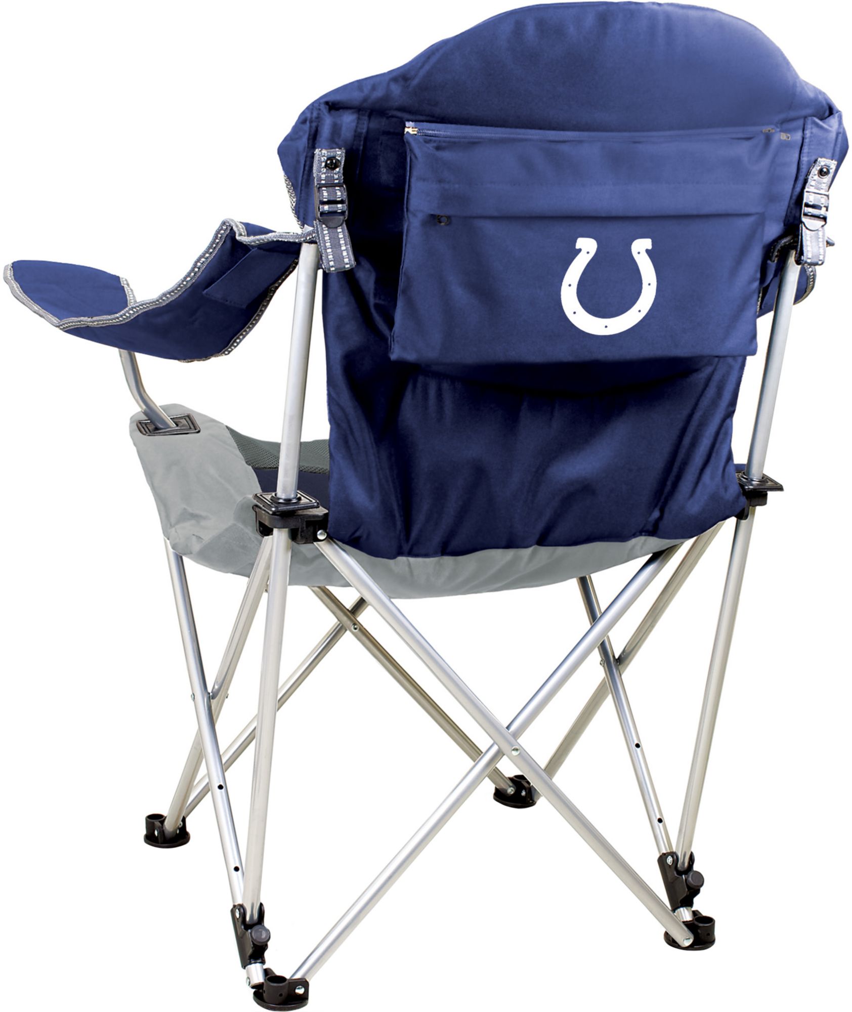 Picnic Time Indianapolis Colts Navy Recline Chair product image