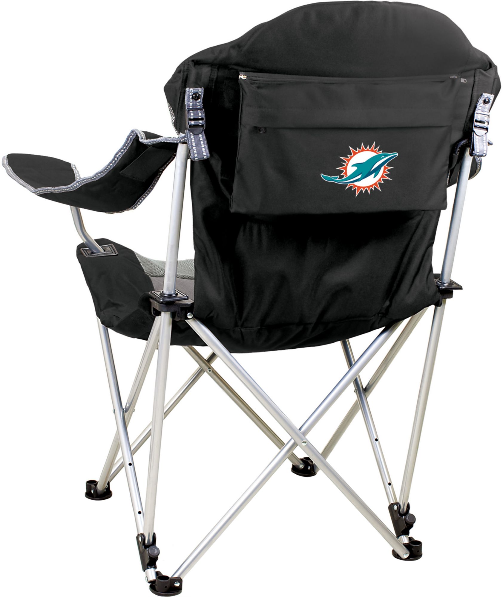 Picnic Time Miami Dolphins Recline Camp Chair product image