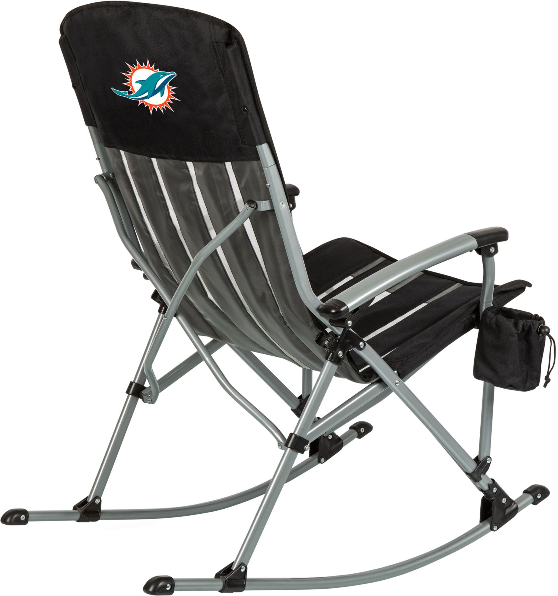 Picnic Time Miami Dolphins Rocking Camp Chair product image