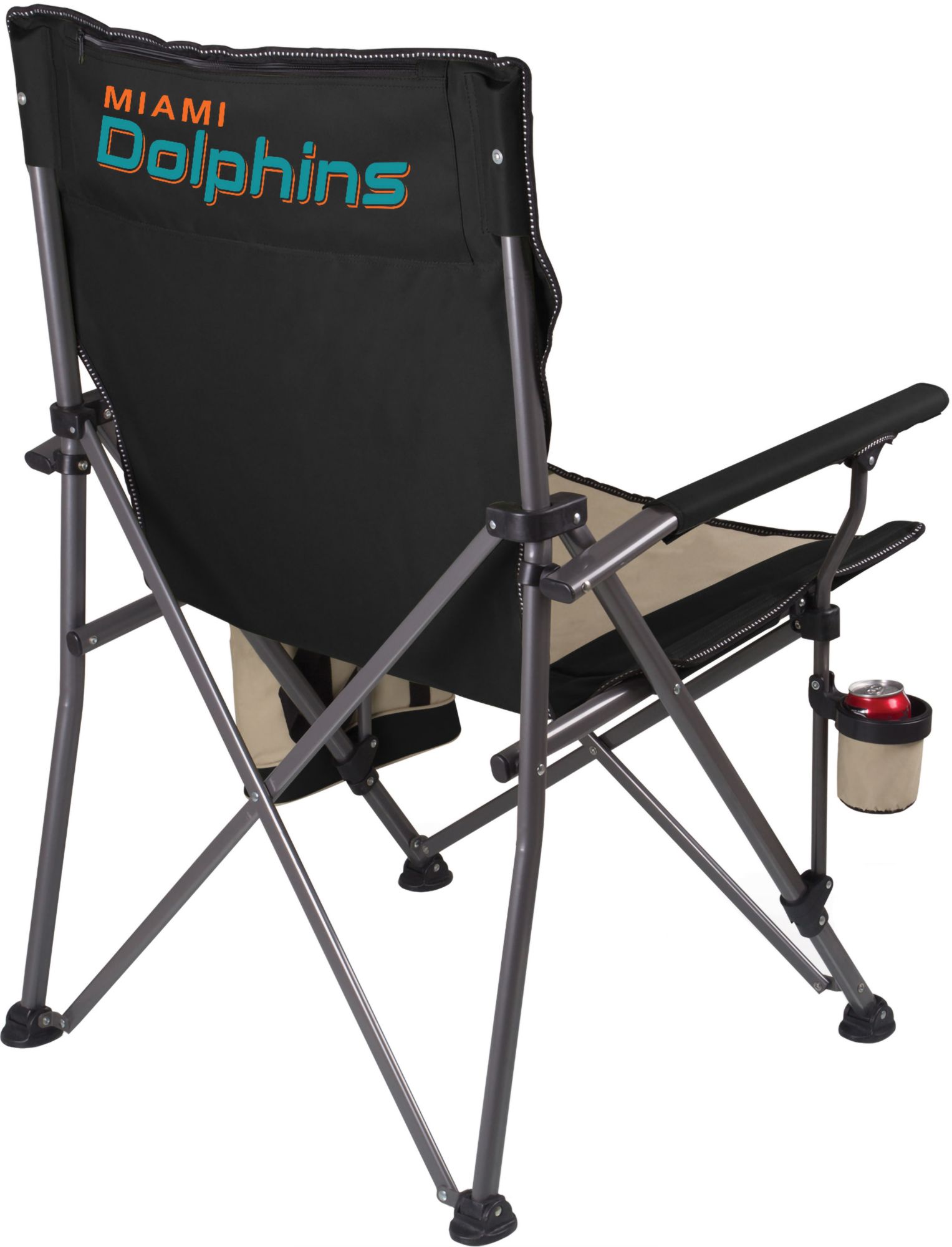 Picnic Time Miami Dolphins XL Cooler Camp Chair product image