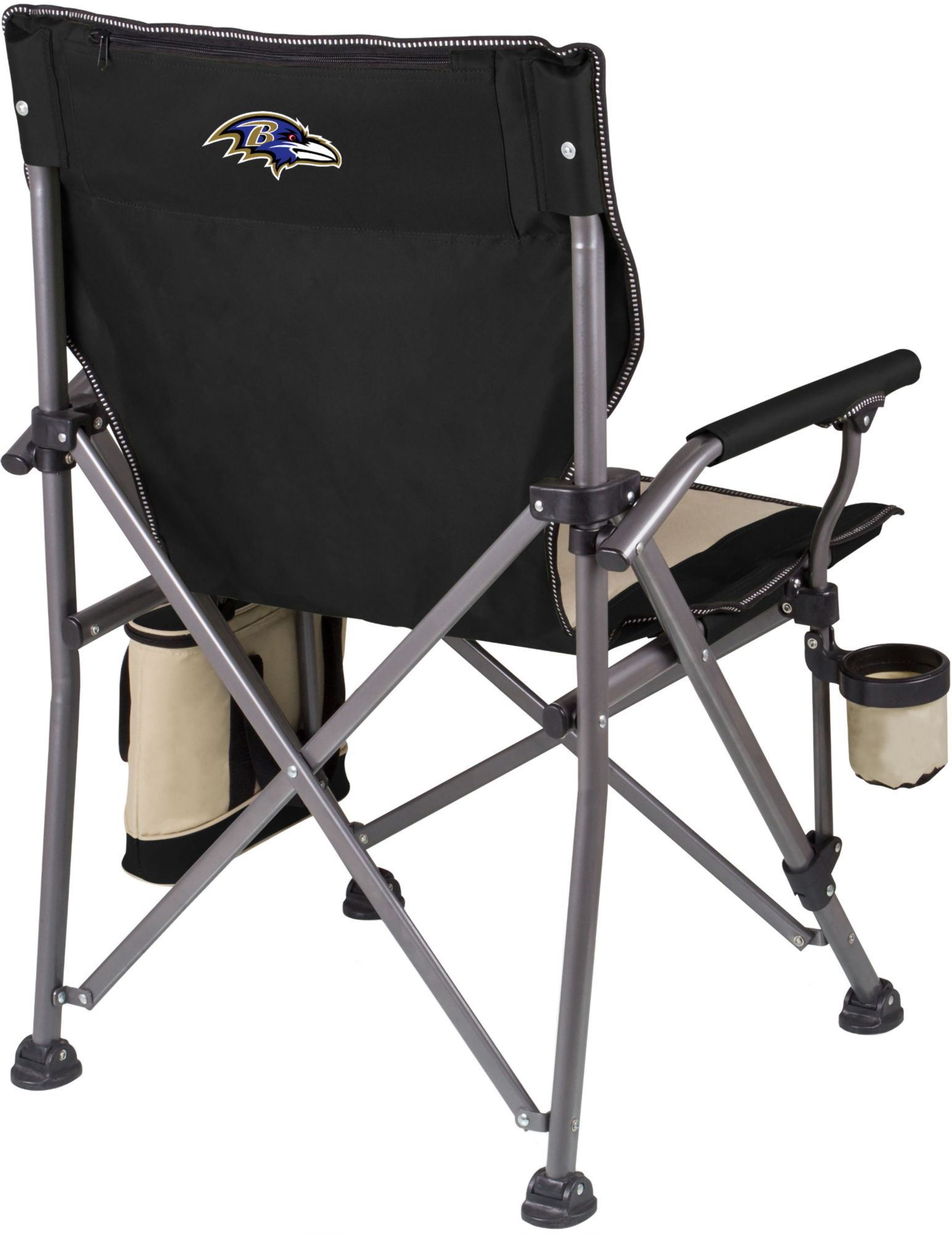 Picnic Time Baltimore Ravens Cooler Camp Chair product image