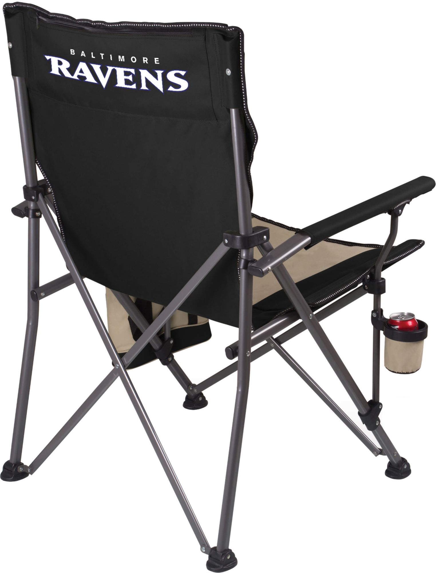 Picnic Time Baltimore Ravens XL Cooler Camp Chair product image