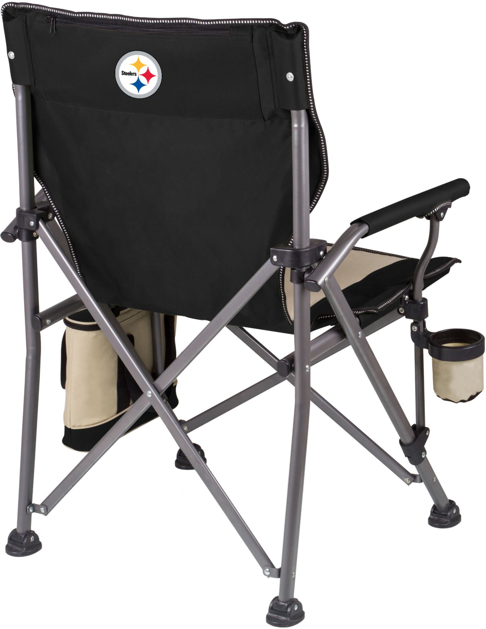 Picnic Time Pittsburgh Steelers Cooler Camp Chair product image