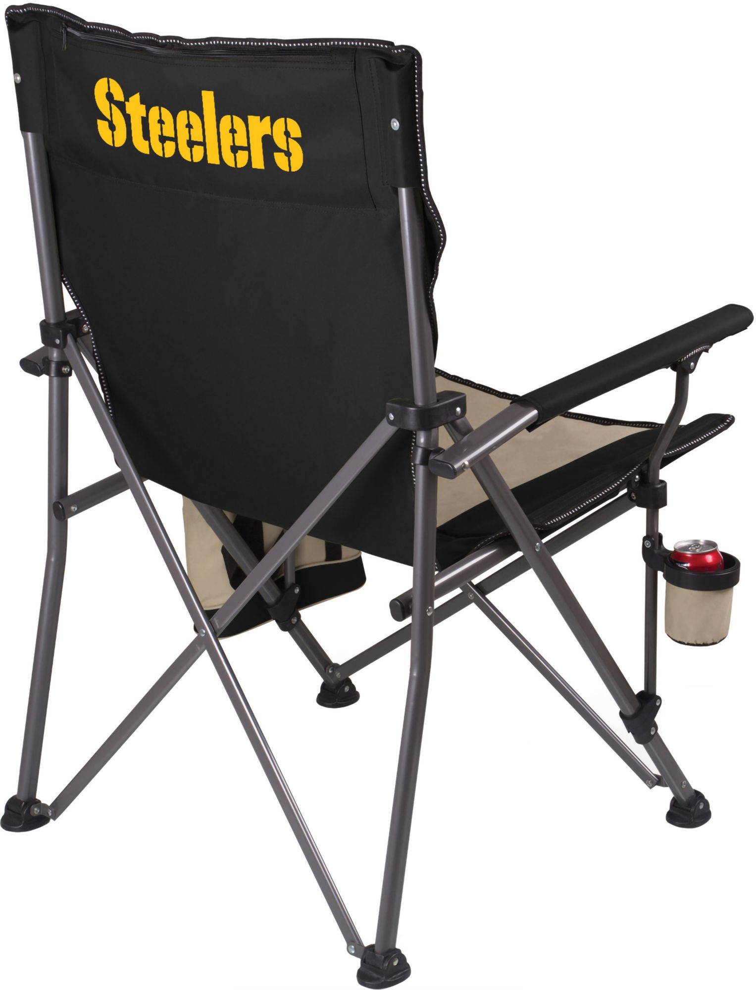 Picnic Time Pittsburgh Steelers XL Cooler Camp Chair product image