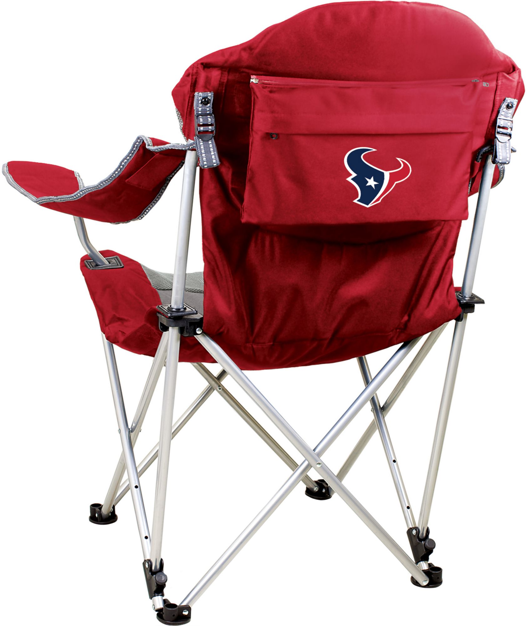 Picnic Time Houston Texans Red Recline Chair product image