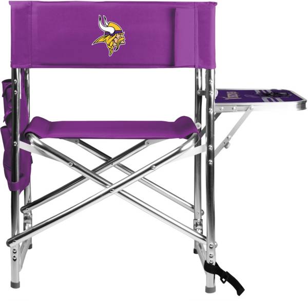 Picnic Time Minnesota Vikings Purple Chair with Table