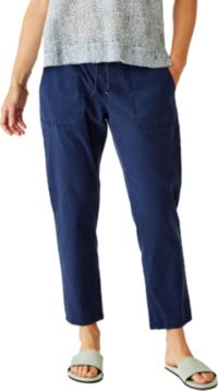 Zoe Twill Pant: Navy