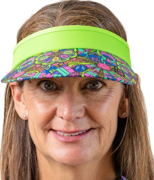Pickleball Bella Women's Groovy Pickleball Visor Dick's Sporting Goods
