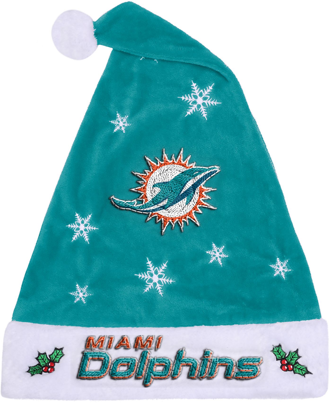 FOCO Adult Miami Dolphins Santa Hat Dick s Sporting Goods