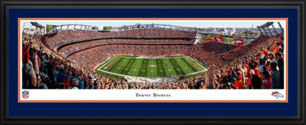 Blakeway Denver Broncos Deluxe Panoramic Double Mat Photo Frame product image