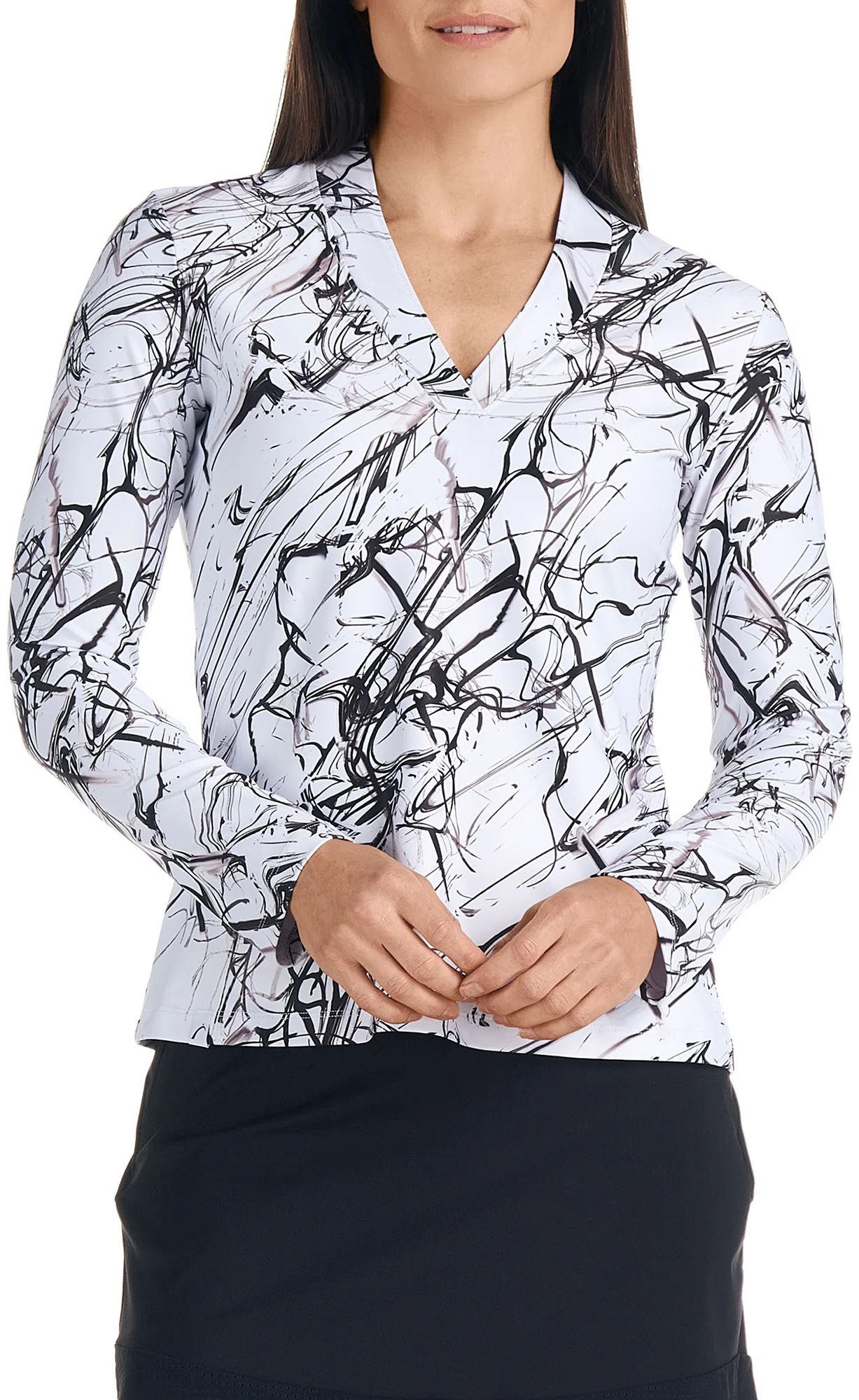 SwingDish Women's Marley Long Sleeve Golf Pullover product image