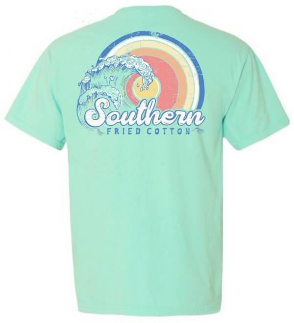 Southern Fried Cotton Mens Coastal Label Short Sleeve T Shirt product image