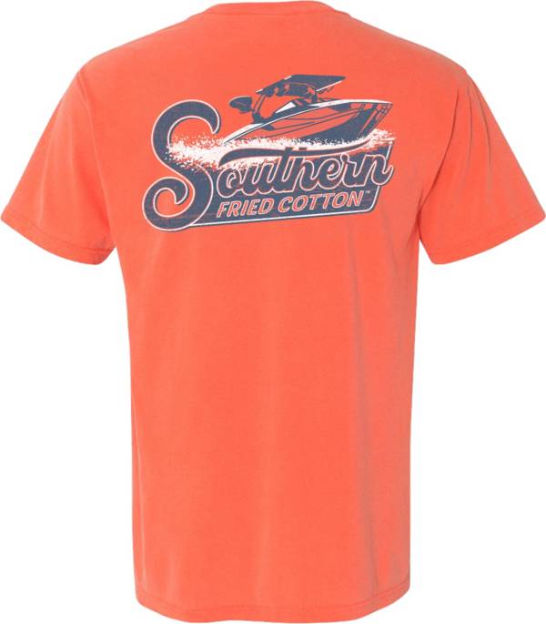 Southern Fried Cotton Mens Southern Wake Boat Short Sleeve T Shirt product image