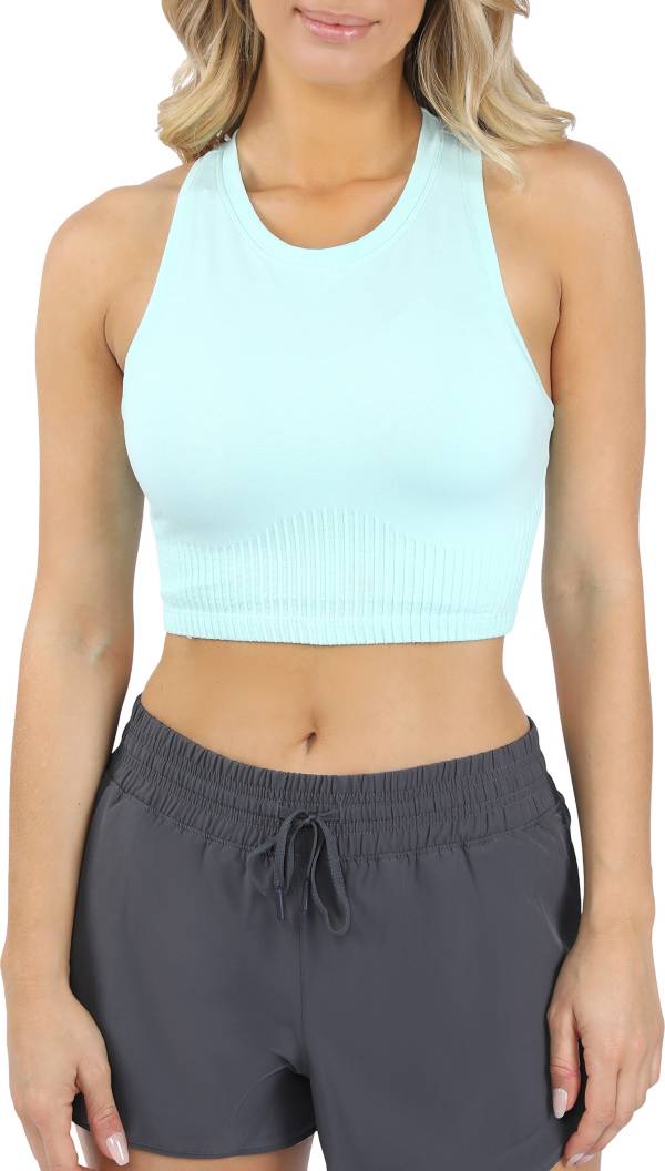 90 Degree by Reflex Women's Racerback Ribbed Seamless Bra product image