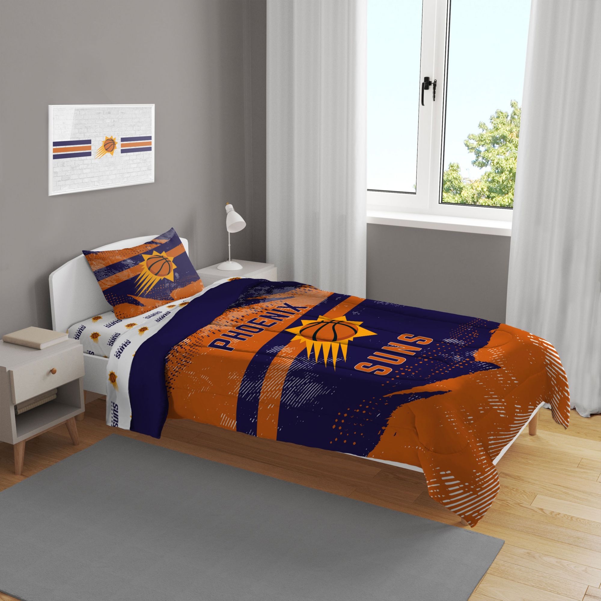 Pegasus Sports Phoenix Suns 4-Piece Twin Bedding Set product image