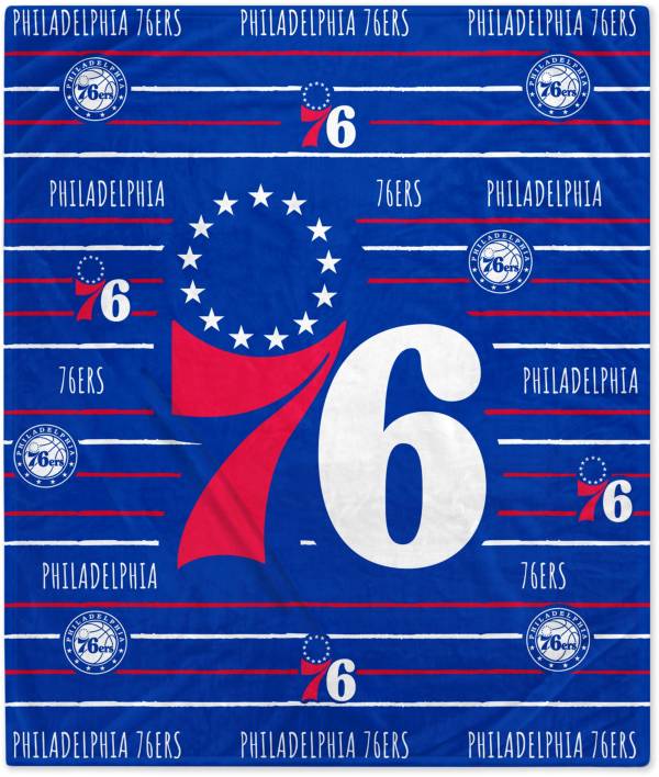 Pegasus Sports Philadelphia 76ers Fleece Striped Blanket product image