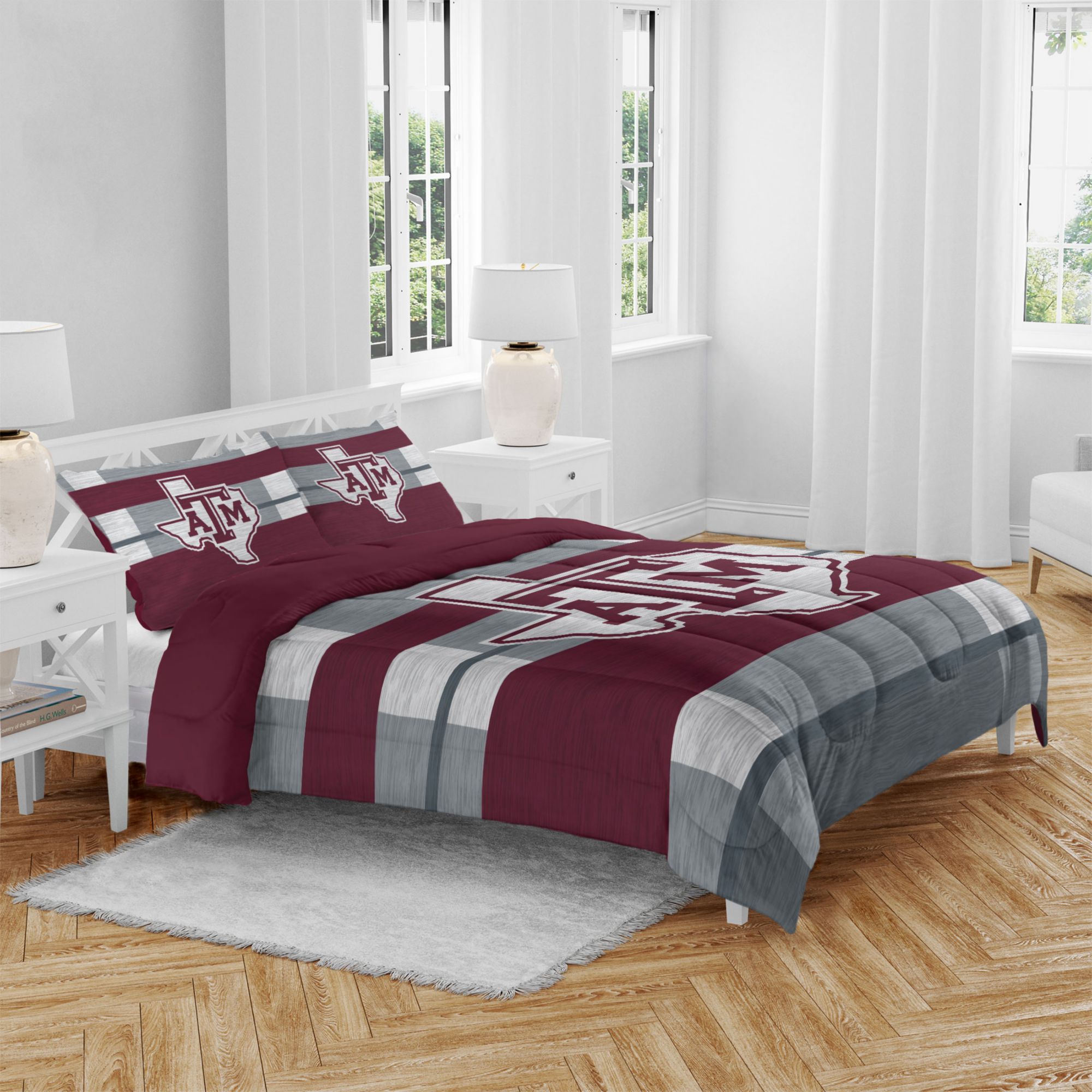 Pegasus Sports Texas A&M Aggies 3-Piece Queen Bedding Set