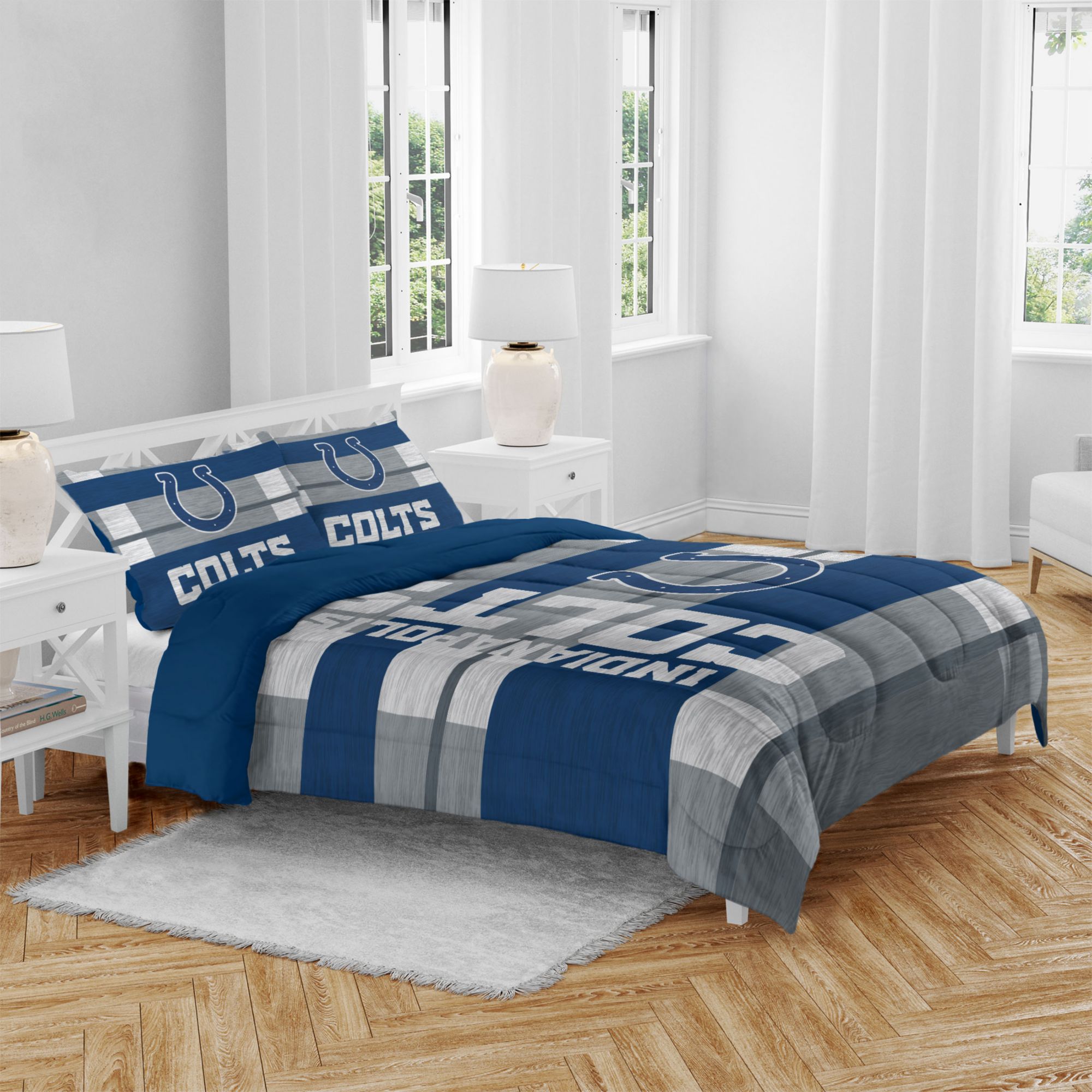 Pegasus Sports Indianapolis Colts 3-Piece Queen Bedding Set