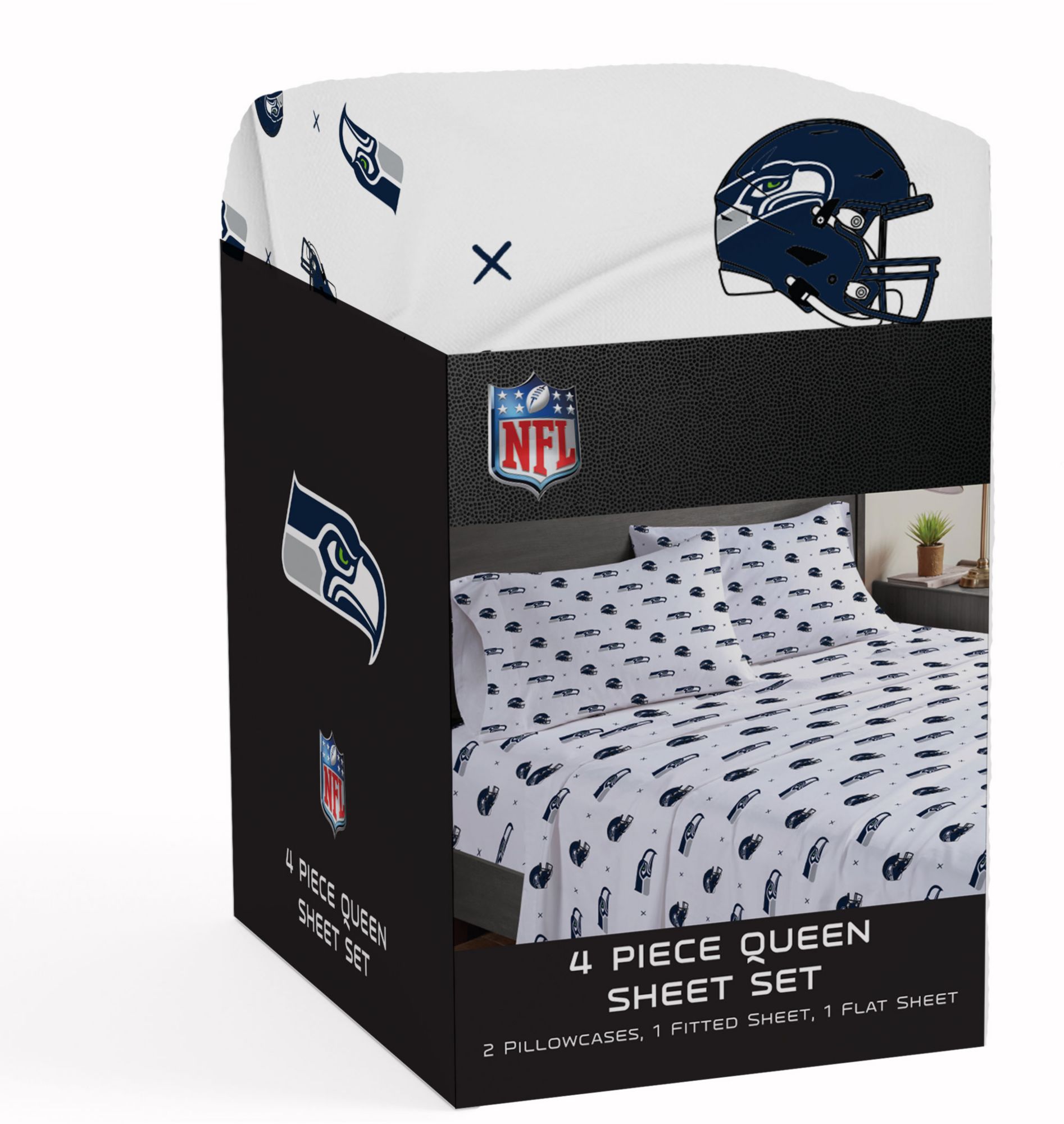 Pegasus Sports Seattle Seahawks Sheet Set