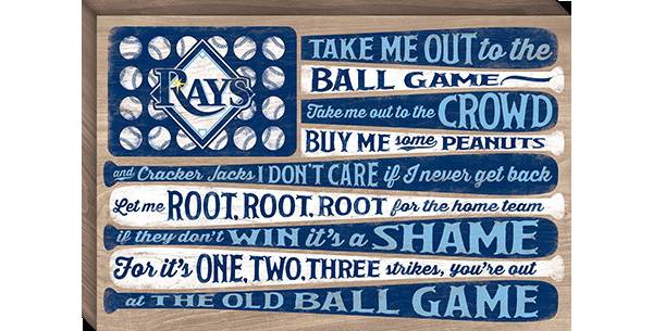 Open Road Brands Tampa Bay Rays Ball Game Canvas product image