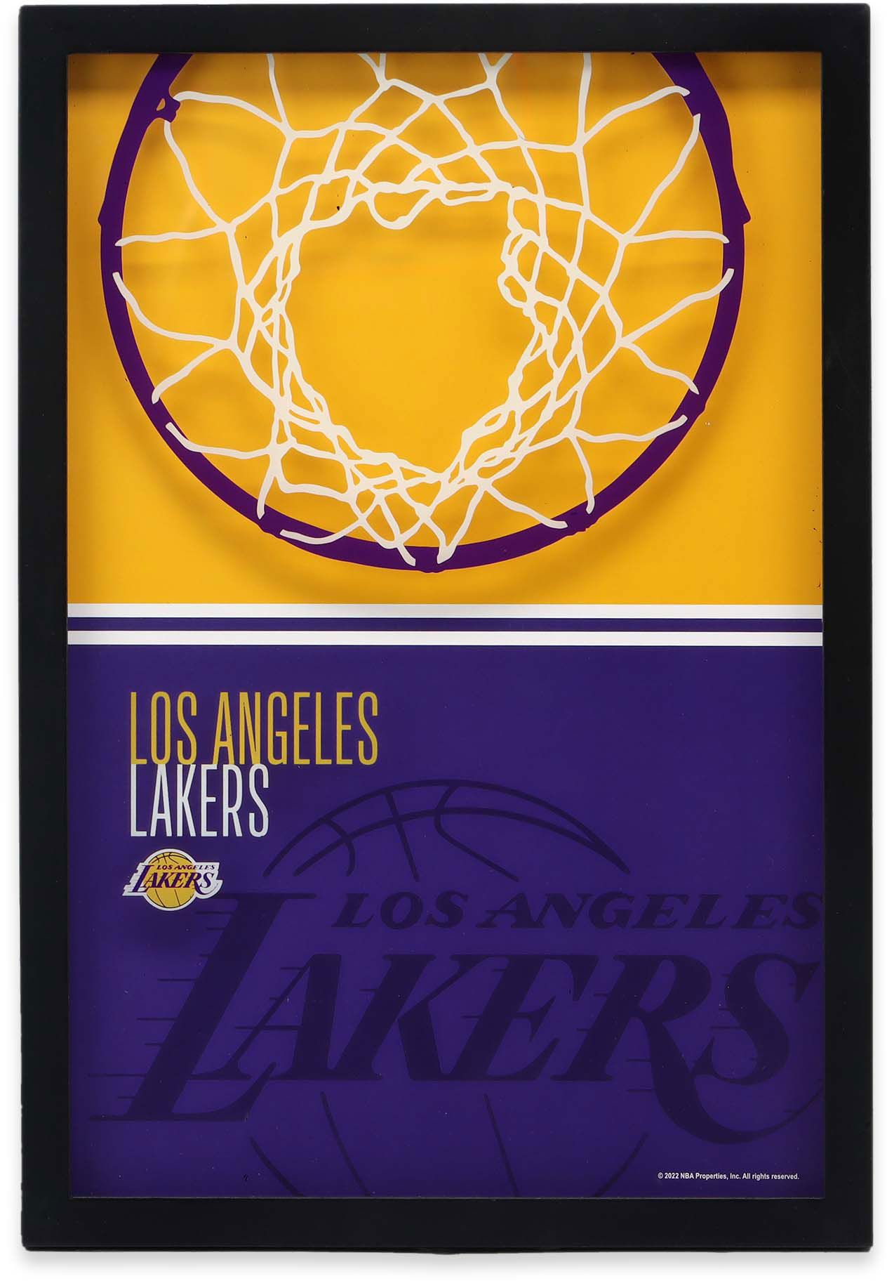 Open Road Los Angeles Lakers Printed Glass Sign product image