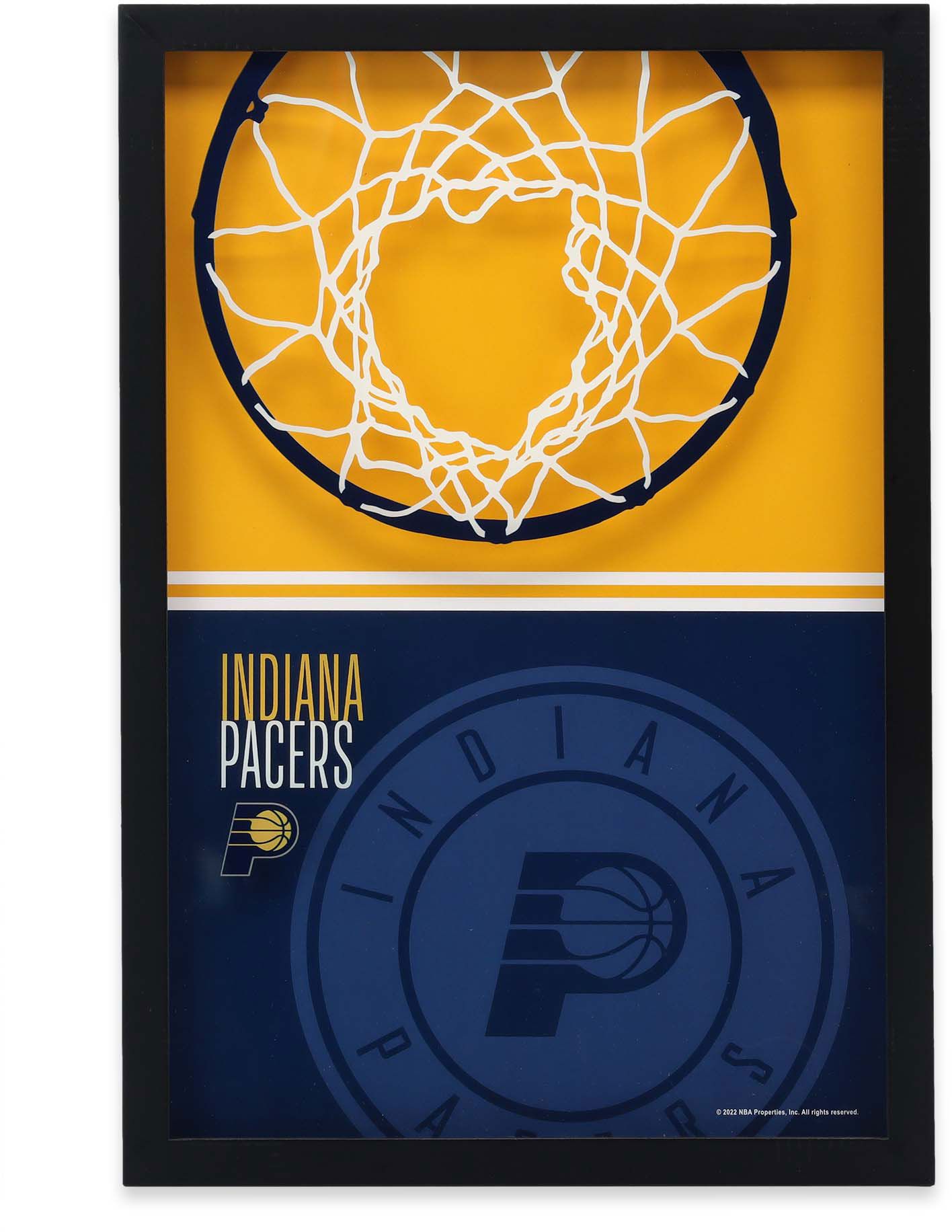 Open Road Indiana Pacers Printed Glass Sign