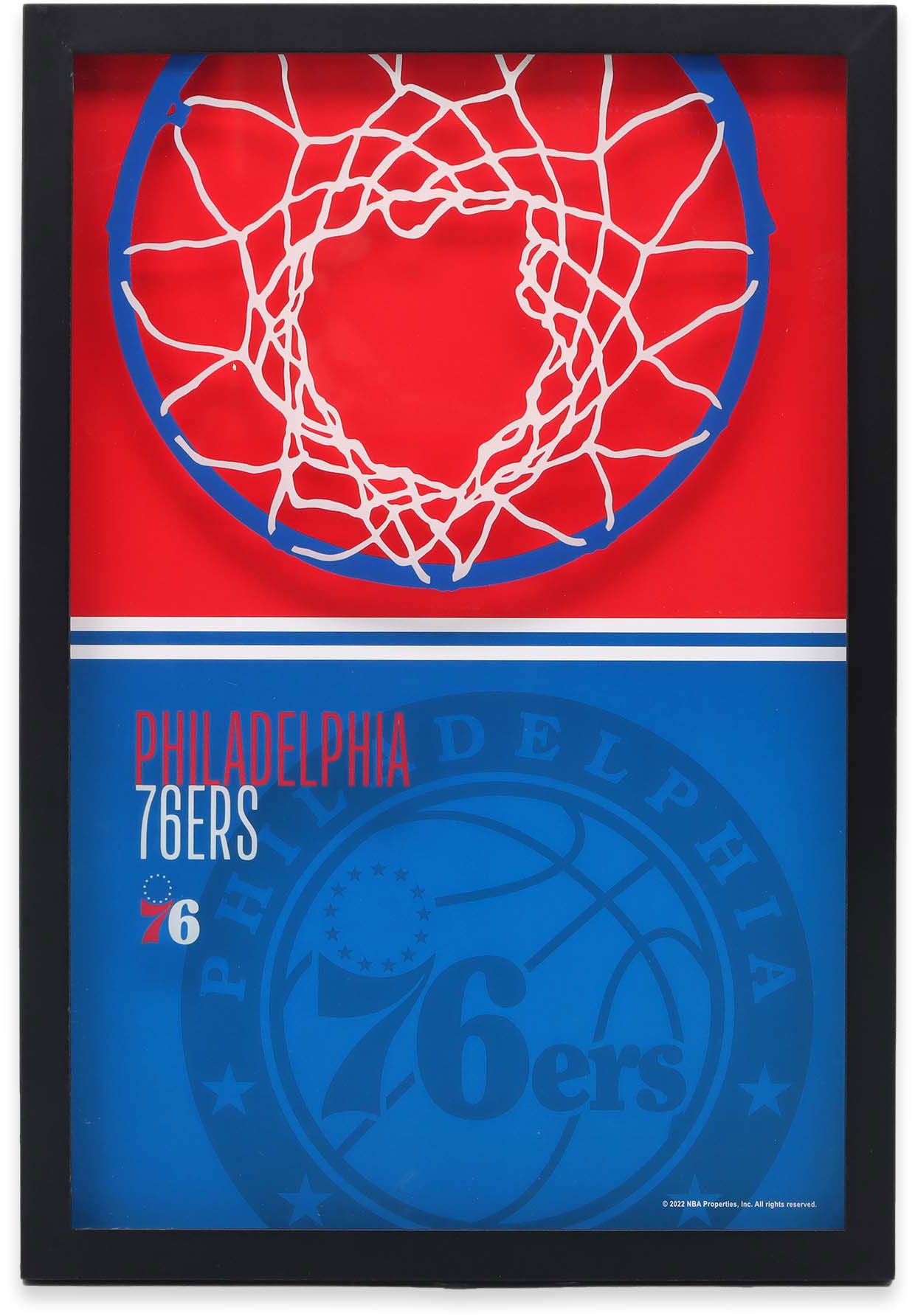 Open Road Philadelphia 76ers Printed Glass Sign product image