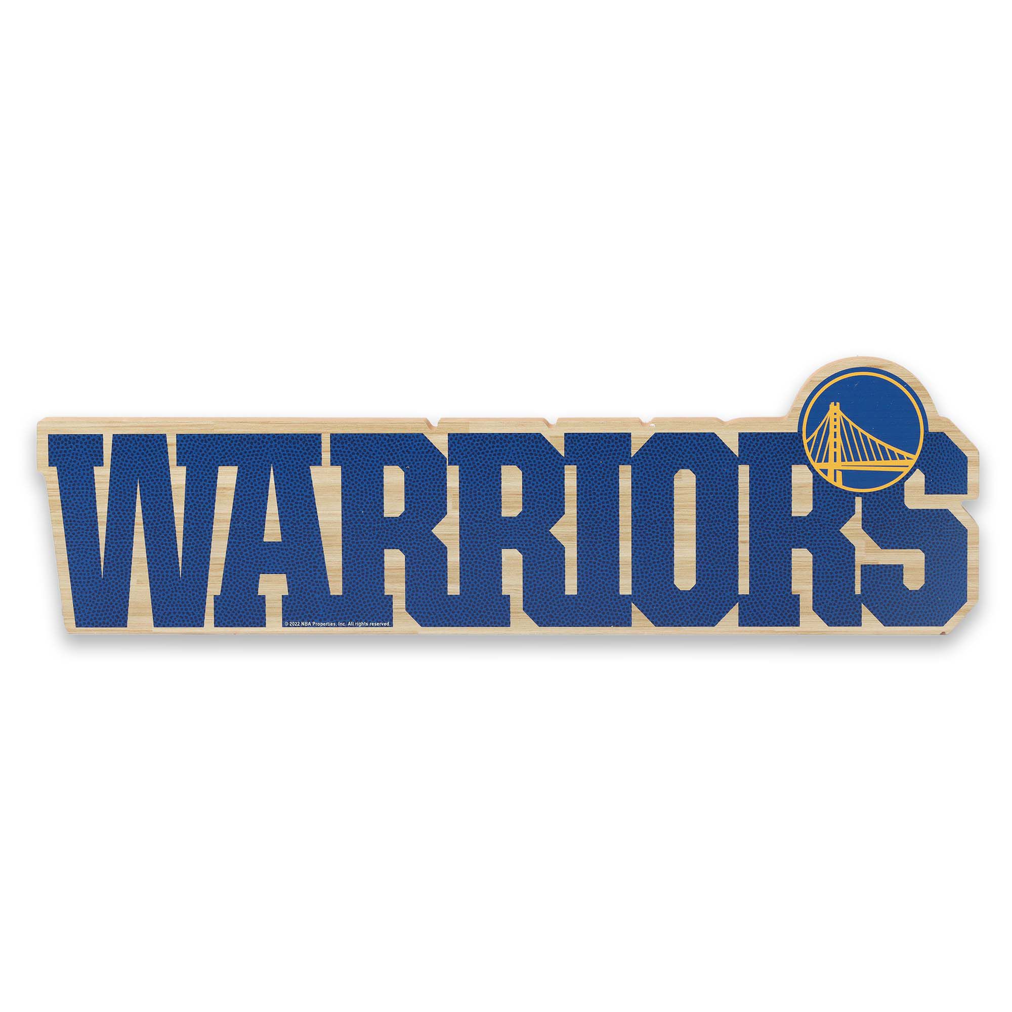 Open Road Golden State Warriors Laser Cut Block Sign product image