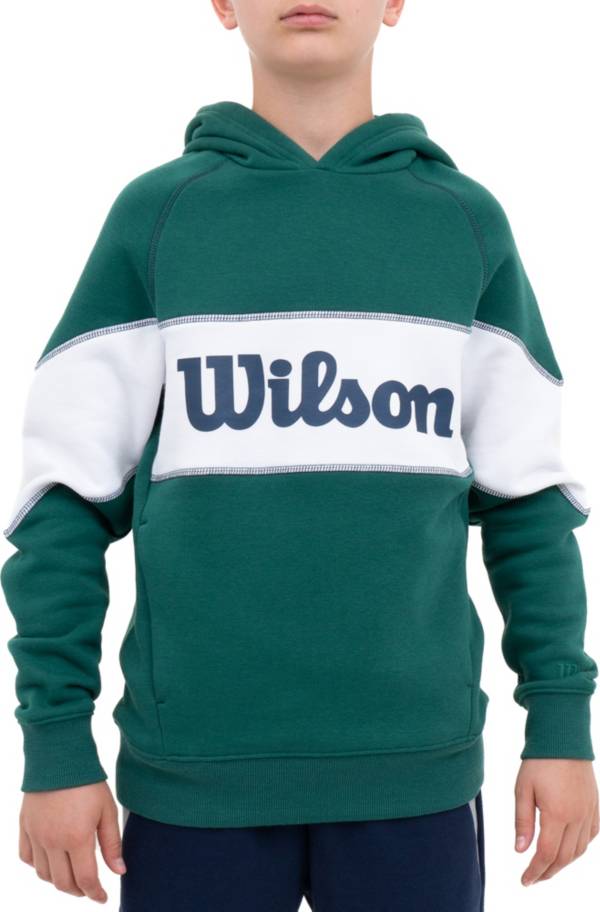 Wilson fleece cheap colorblock hoodie