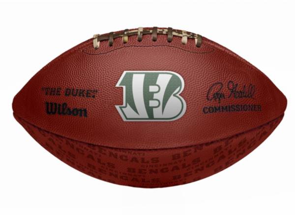 Joe Burrow Signed The Duke Cincinnati Bengals Stamped Wilson