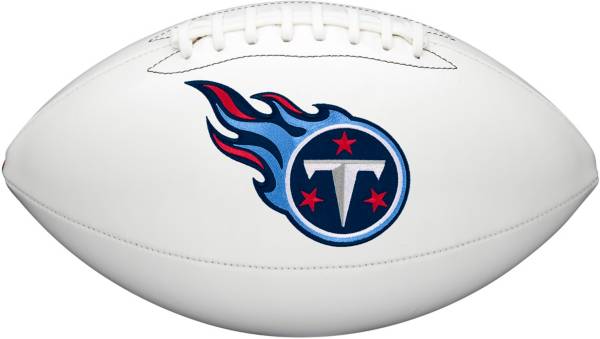 Tennessee Titans Full Size Official NFL Autograph Signature Series White  Panel Football by Wilson - Collectible Supplies