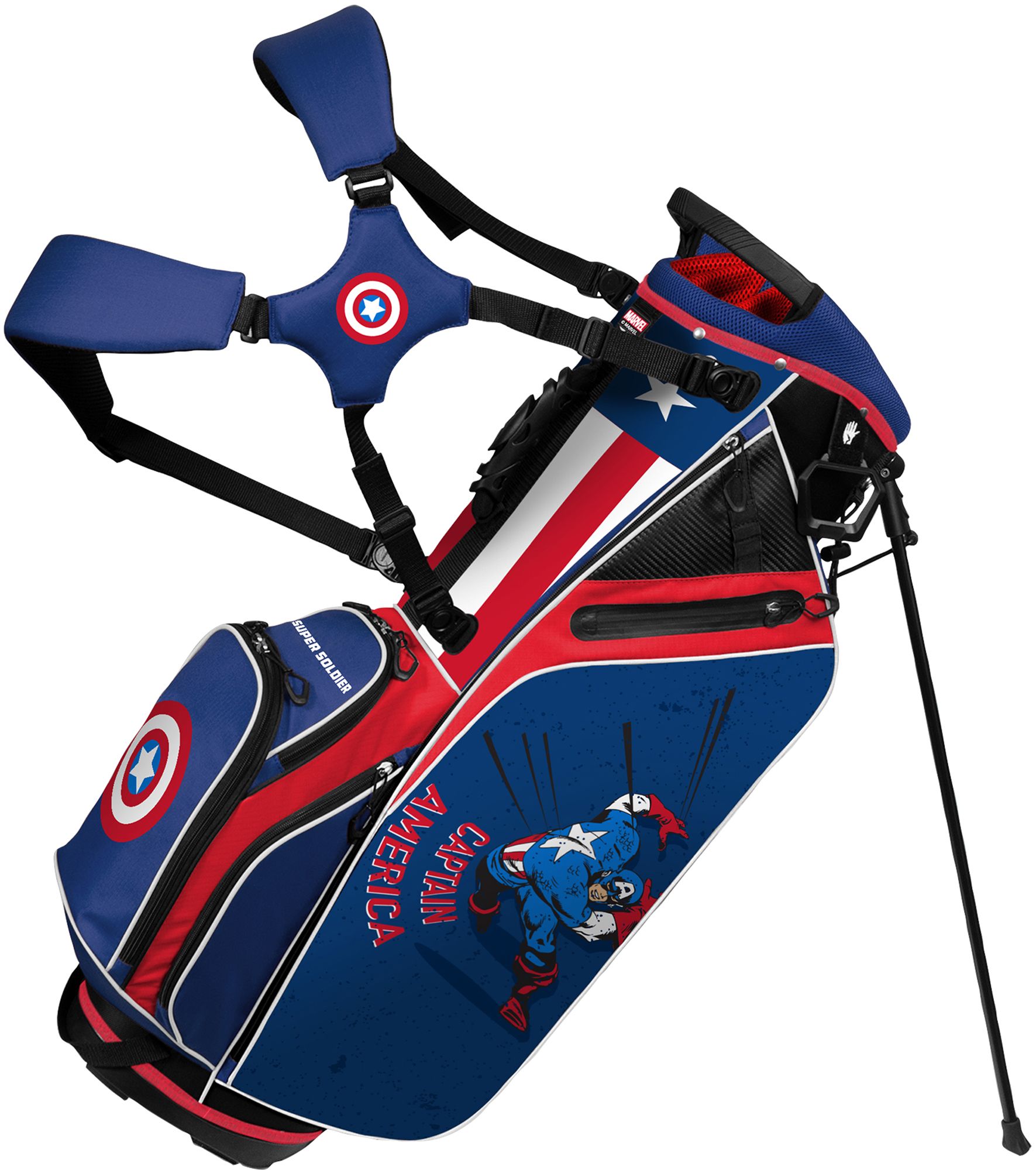 WinCraft Captain America Caddie Stand Bag Sansujyuku sansujyuku.com