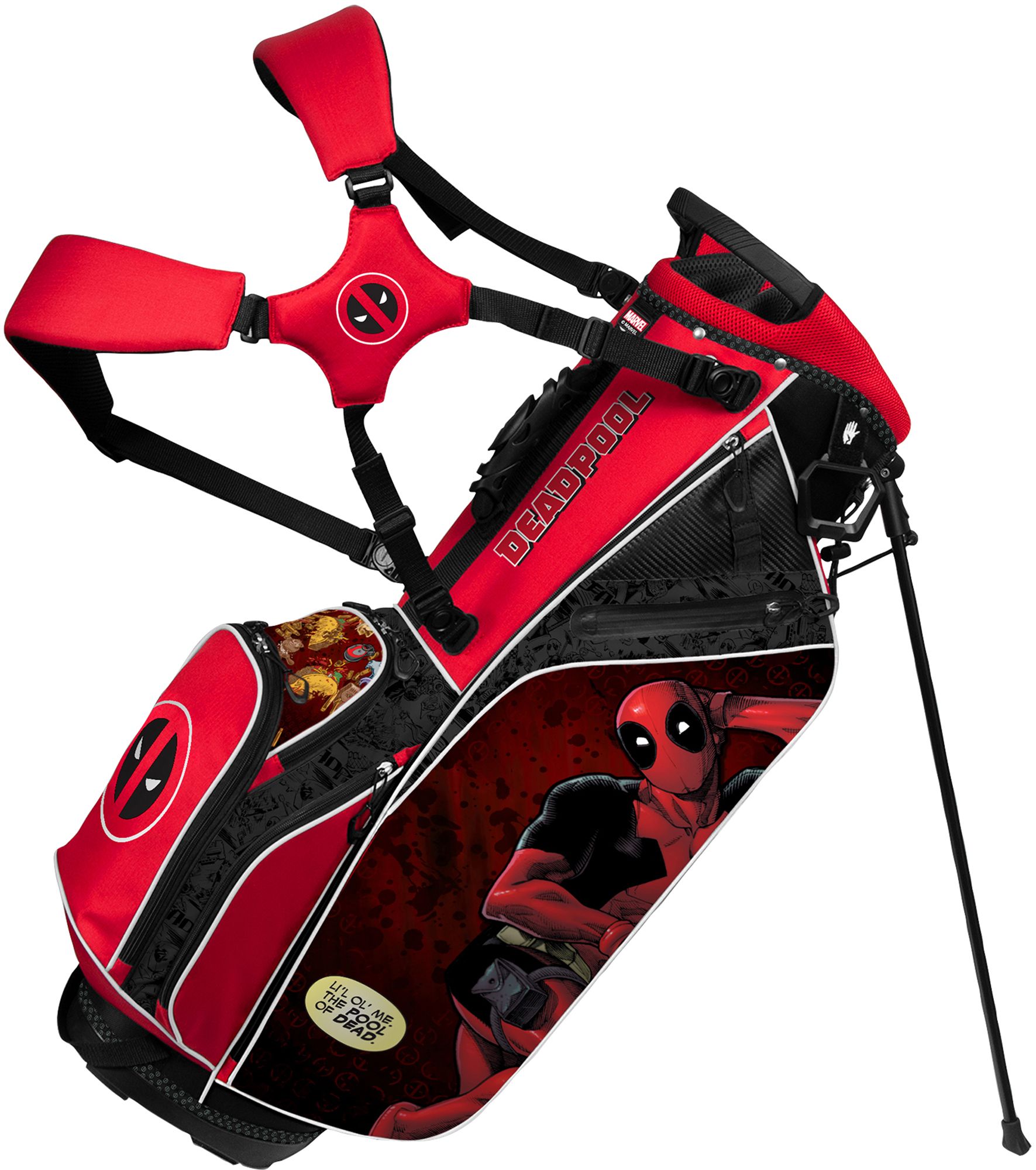 WinCraft Deadpool Caddie Stand Bag Sansujyuku sansujyuku.com