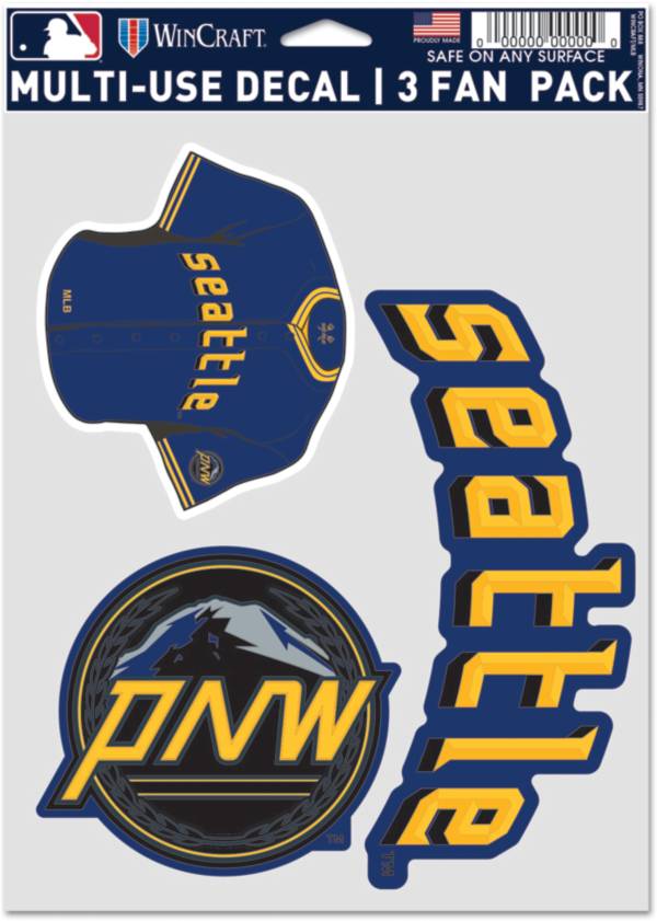Wincraft Seattle Mariners 2023 City Connect 3Pack Decal Dick's