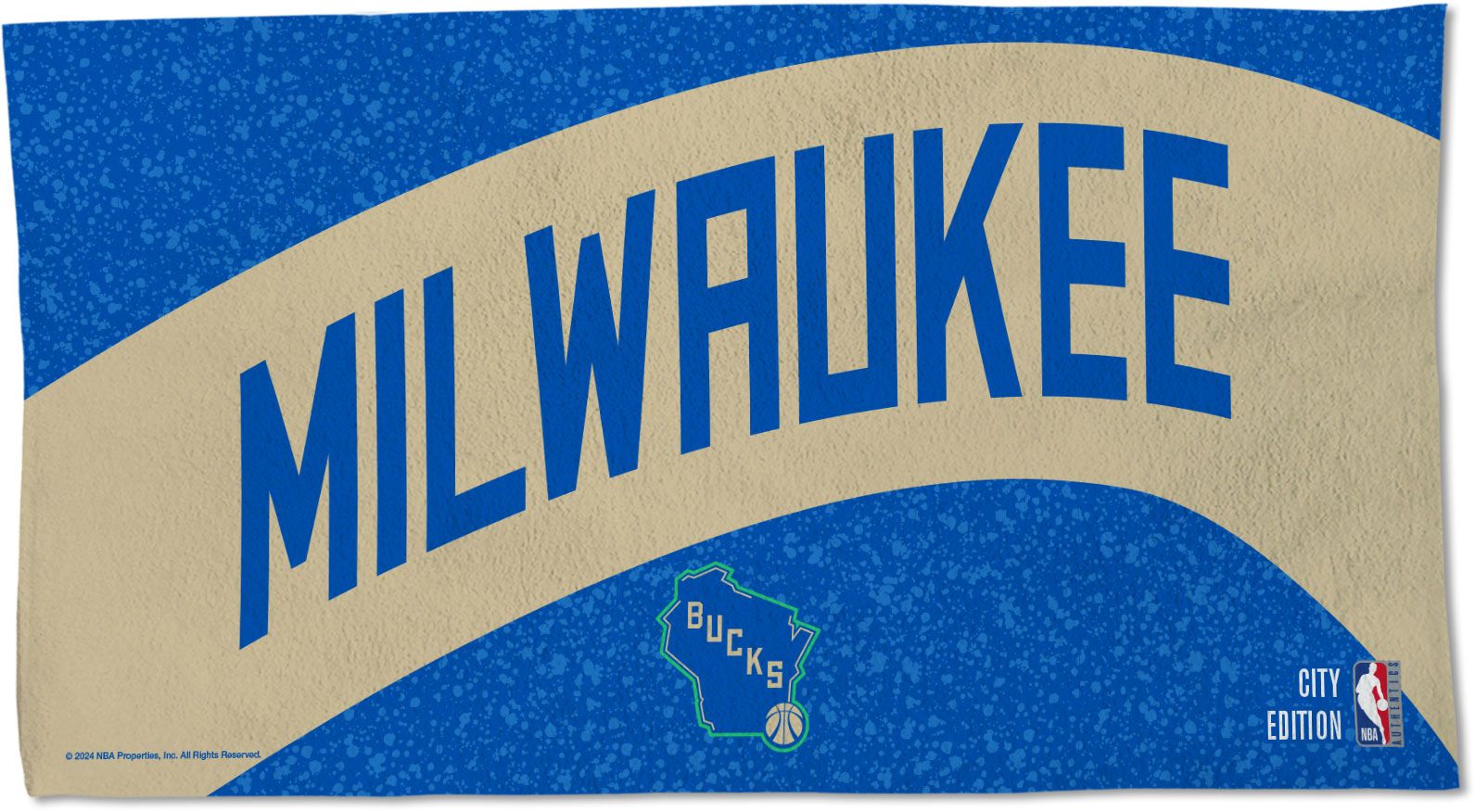 WinCraft 2023-24 City Edition Milwaukee Bucks Locker Room Towel