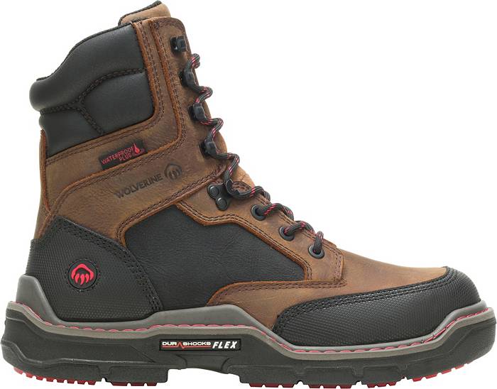 Men's Sturdy Work Boots Lace-up Boots - Comfortable And Breathable